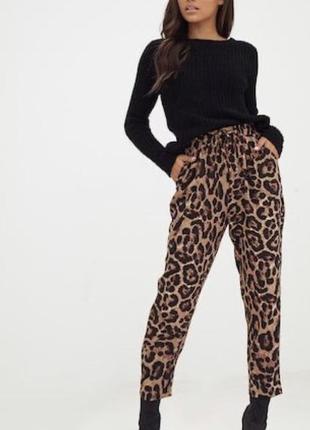 Леопардовые лёгкие штанишки, штаны летние, летние штаны, леопардовые