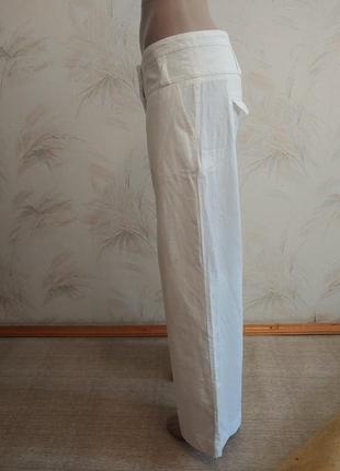 Стильные белые брюки кюлоты zero6 фото