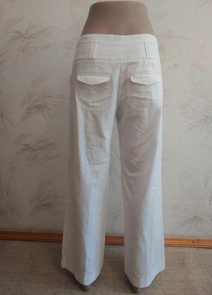 Стильные белые брюки кюлоты zero5 фото