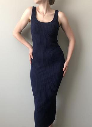 Стильное платье футляр zara в рубчиксвежие колекцыи зара плаття сукня сарафан