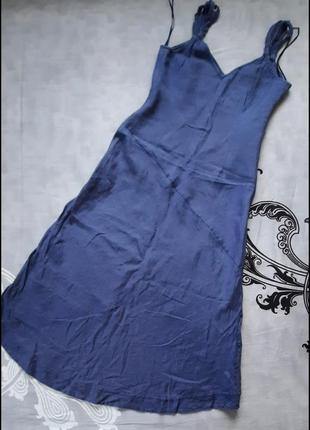 Плаття, сукня, льон,сарафан, літній під джинс.2 фото