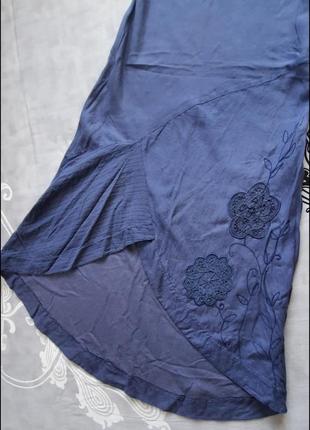Плаття, сукня, льон,сарафан, літній під джинс.3 фото
