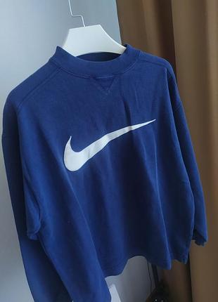 Вінтажний світшот nike big swoosh