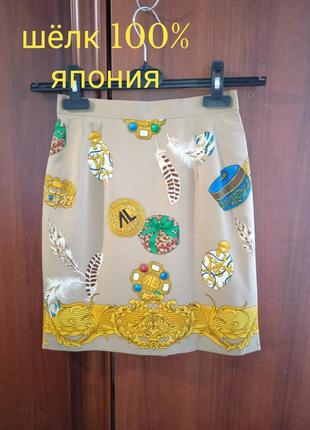 Andre luciano японія шовкова спідниця шовк 100%