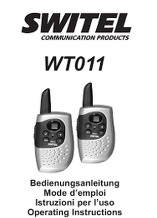 Рации walky talky, switel wt011