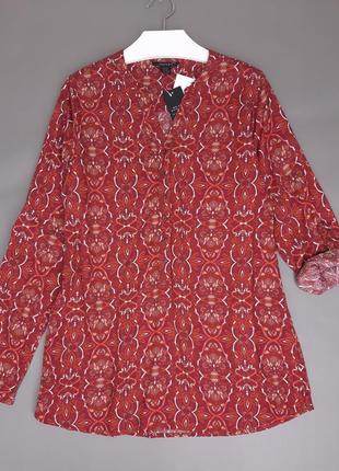 Жіноча блуза на гудзиках esmara довгі короткі рукави2 фото