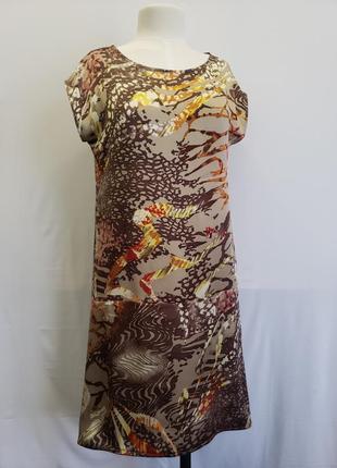 Літній шовкову сукню, італійський шовк натуральний, принт леопард, фентезі2 фото