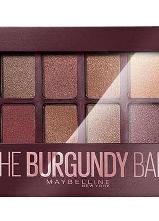 Maybelline the burgundy bar новая палетка теней