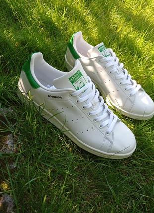 Шкіряні кеди кросівки adidas stan smith robbinga m20324/ розм.45(1/3) 29см оригінал