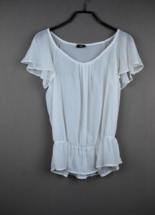 Красивая белая блуза от yesorno