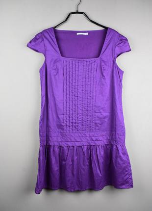Очень красивая летняя фиолетовая блуза от 3suisses collection1 фото