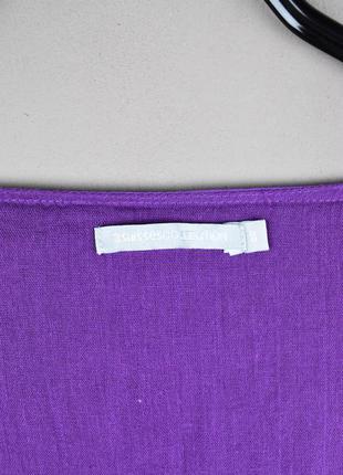 Очень красивая летняя фиолетовая блуза от 3suisses collection4 фото