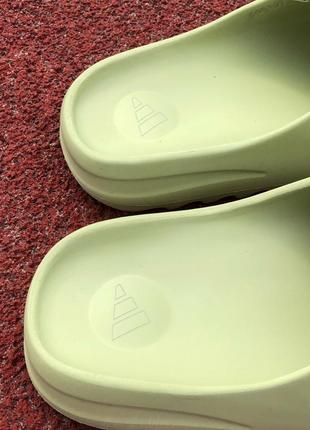 Шлепанцы шлепки босоножки мужские adidas slides зеленые / шльопанці босоніжки чоловічі адидас адідас10 фото