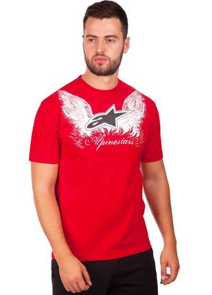 Футболка мужская alpinestars sore co-4482 xl (52-54) красный (pt1660)
