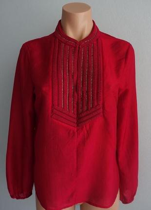 Блузка красная