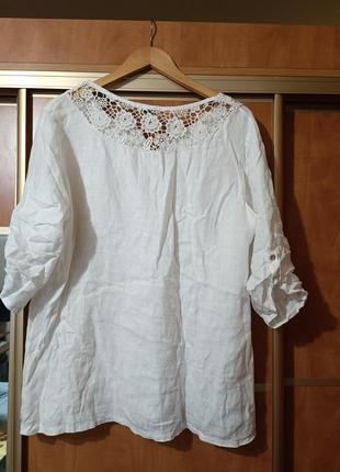 Блуза лен2 фото