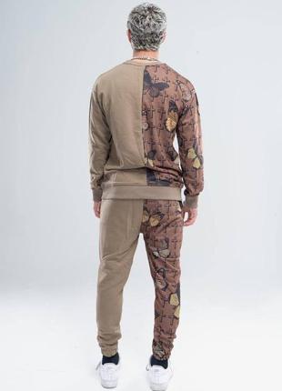 Комплект чоловічий світшот штани з принтом туреччина / костюм чоловічий світшот штани з надписом2 фото
