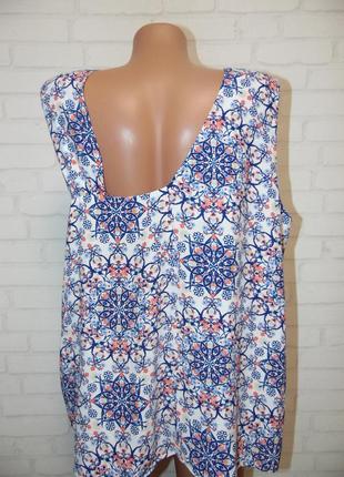 Летняя блузка с цветочным принтом.4 фото