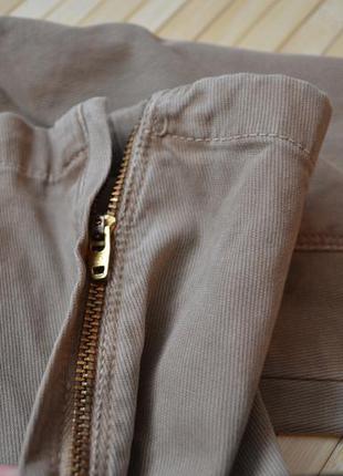 Коричневые зауженные джинсы zara woman4 фото