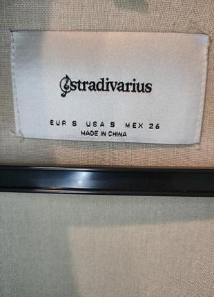 Стильний льянний жіночий піджак stradivarius5 фото