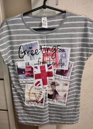 Стильна футболочка дівчинці