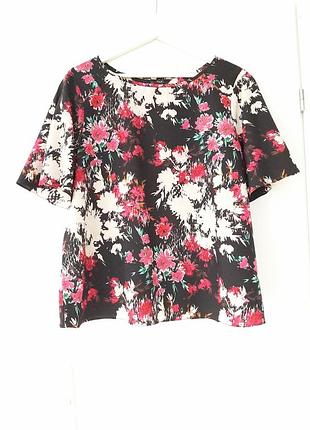 Лаконичная легкая принтовая блуза_# 395