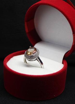 Серебряное кольцо с уникальным султанитом 17,52 фото