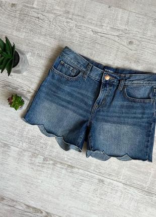 Джинсовые шорты высокой посадки old navy, размер хс