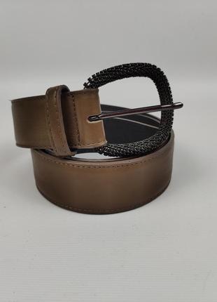 Ремінь шкіряний пасок ремінь marella (max mara)