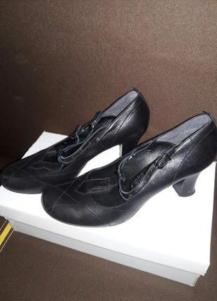 Шкіряні туфлі брендові vintage retro audrey hepbern2 фото