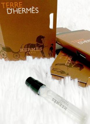 Hermes terre d`hermes💥original mini vial spray 2 мл книжка миниатюра пробник3 фото