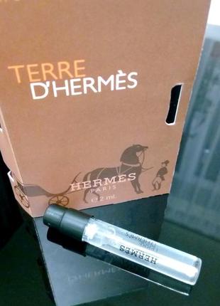 Hermes terre d`hermes💥original mini vial spray 2 мл книжка миниатюра пробник4 фото