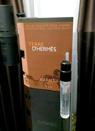 Hermes terre d`hermes💥original mini vial spray 2 мл книжка миниатюра пробник7 фото