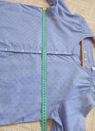 Легкая хлопковая блуза, блузка tcm tchibo, размер m-l8 фото