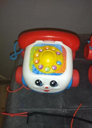 Іграшка-каталка «веселий телефон» fisher-price6 фото