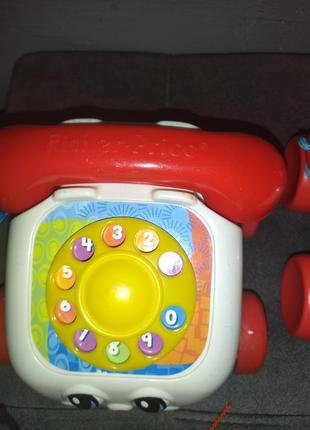 Іграшка-каталка «веселий телефон» fisher-price9 фото