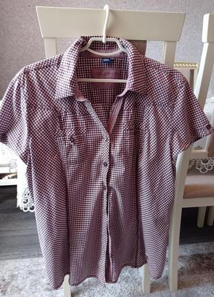 Блузка рубашка в дуже хорошому стані розмір приблизно 50-52