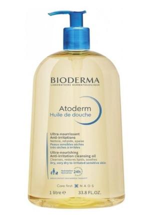 Масло для душу bioderma atoderm shower oil 1 л1 фото