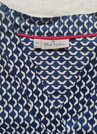 Жіноча блуза вільного крою blue motion, розмір l (40)7 фото