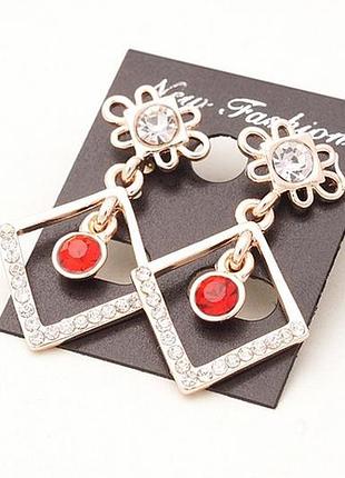 Сережки яскраві краплі