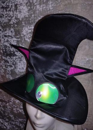 Капелюх відьми з вушками і очима (голограма) кішки кота