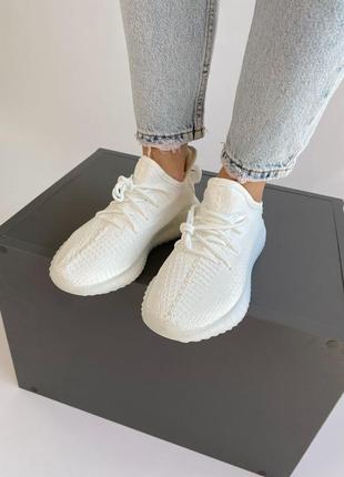 Кроссовки летние yezzy boost 350 v2  white1 фото