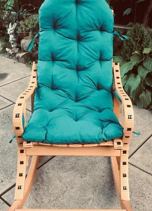 Кресло качалка с накидкой | кресло-качалка с подставкой для ног | кресло качалка на подарок7 фото