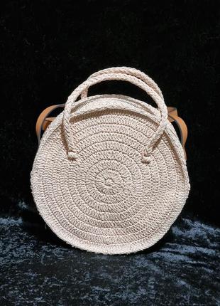 Красива плетена сумка від h&m1 фото