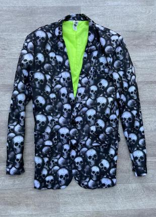 Піджак фірмовий stand out m з черепами