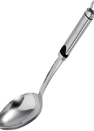 Ложка поварская bergner san ignacio expert 35х6.9см из нержавеющей стали