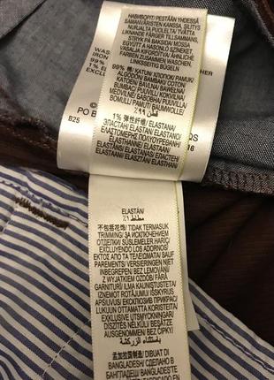 Новые вельветовые брюки m&s(32)9 фото