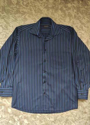 Дорогая мужская рубашка с длинными рукавом emilio garsia, р.s-m, 46-48