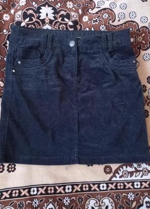 Чорна вильветовая спідниця yessica