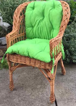 Кресло плетеное из лозы | кресло ручной работы для дачи | балконное кресло